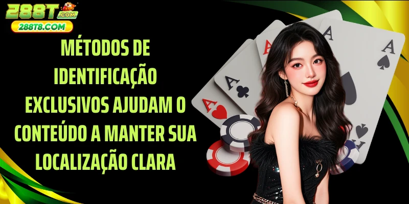 Métodos de identificação exclusivos ajudam o conteúdo a manter sua localização clara