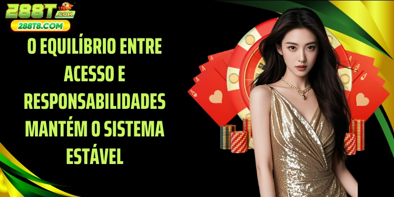 O equilíbrio entre acesso e responsabilidades mantém o sistema estável