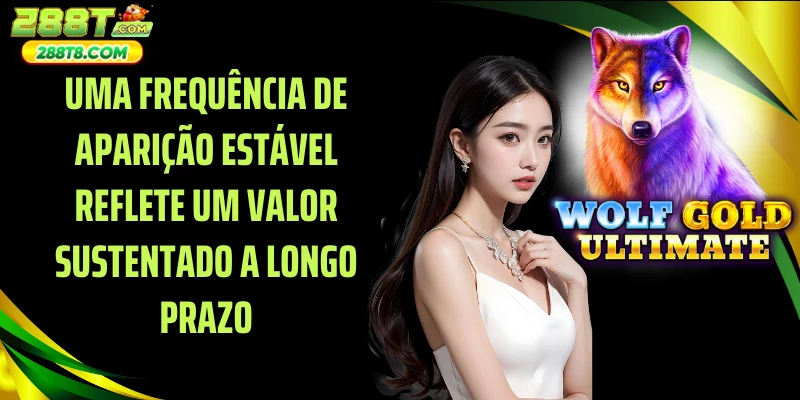 Uma frequência de aparição estável reflete um valor sustentado a longo prazo